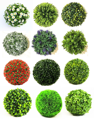 Garden Home Artificial Hanging Topiary Balls 17 Inch