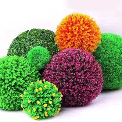Kindergarten Dustproof Artificial Buxus Topiary Ball