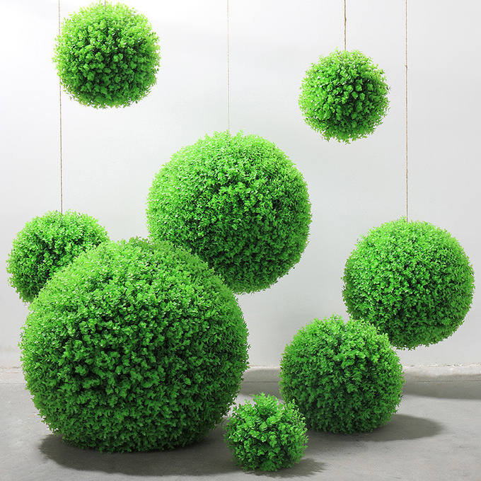 шарик заводов boxwood домашнего шарика фигурной стрижки кустов сада искусственный орнаментальный на продаже