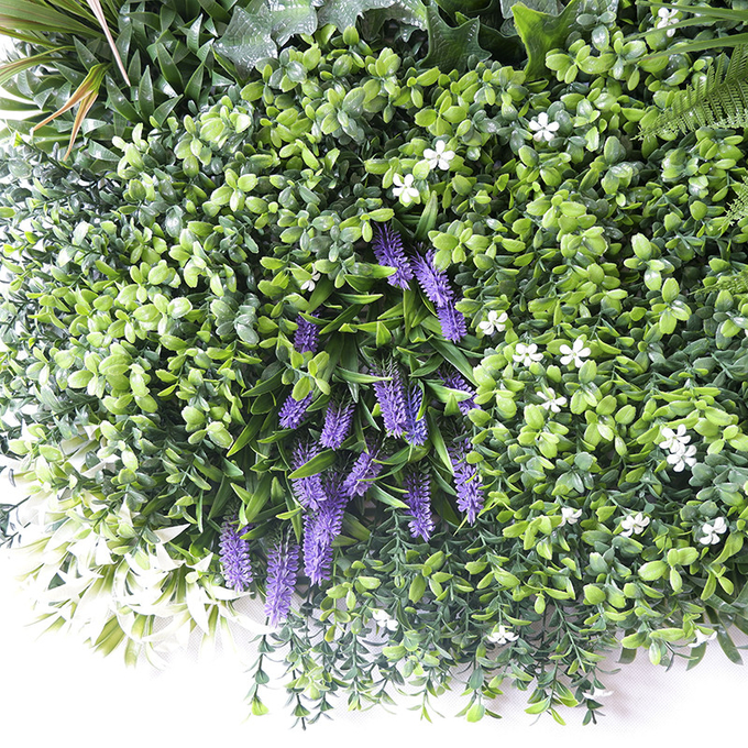 Оптовая искусственная стена зеленого цвета изгороди сада листвы Boxwood
